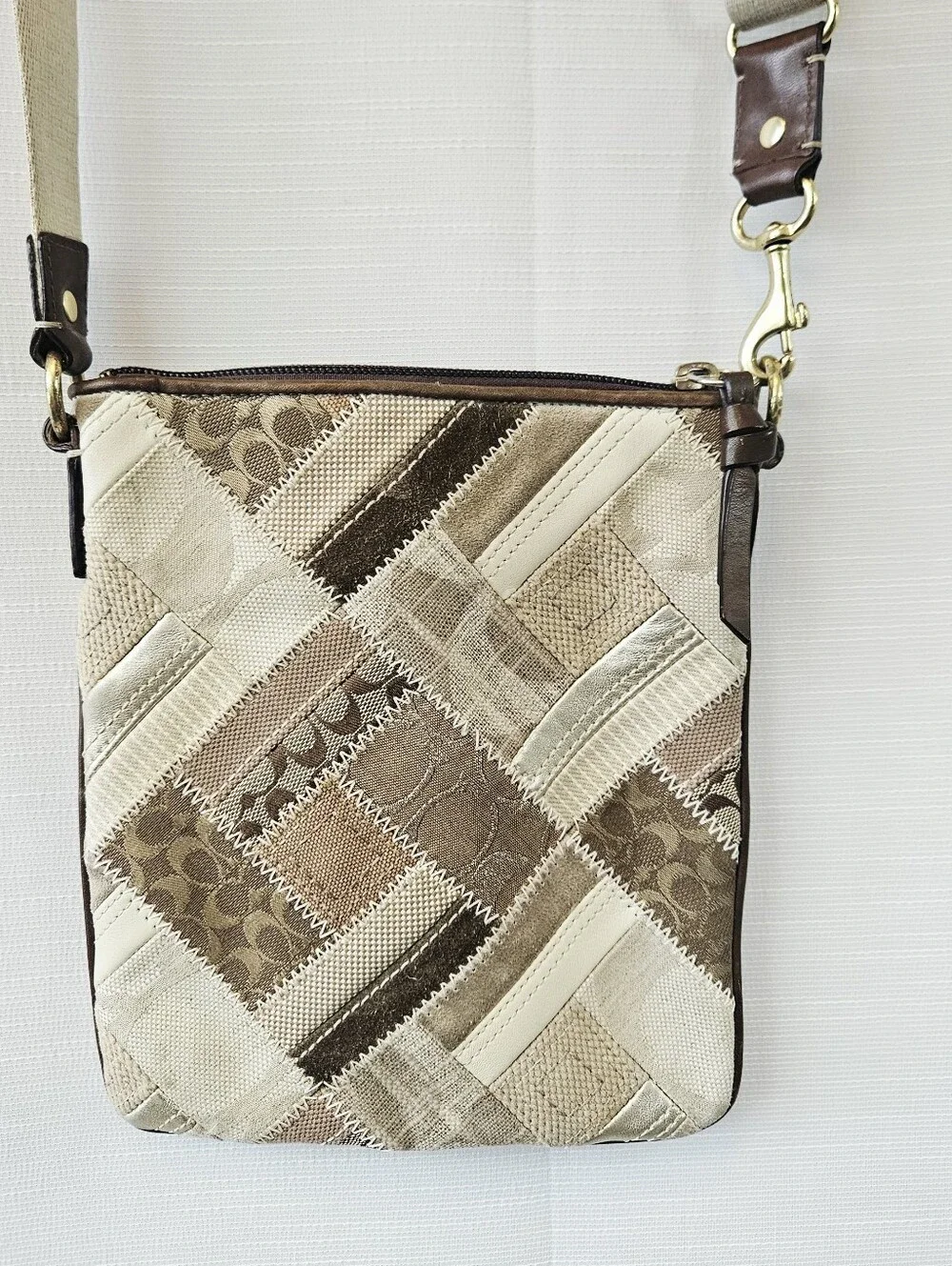 Vintage Coach Y2K Patchwork Crossbody